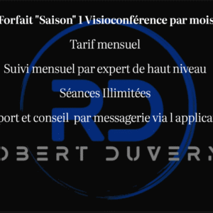 Forfait "Saison" 1 Visio/mois